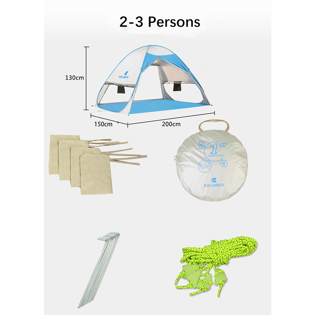 KEUMER - POP UP (2-3PERSONS)