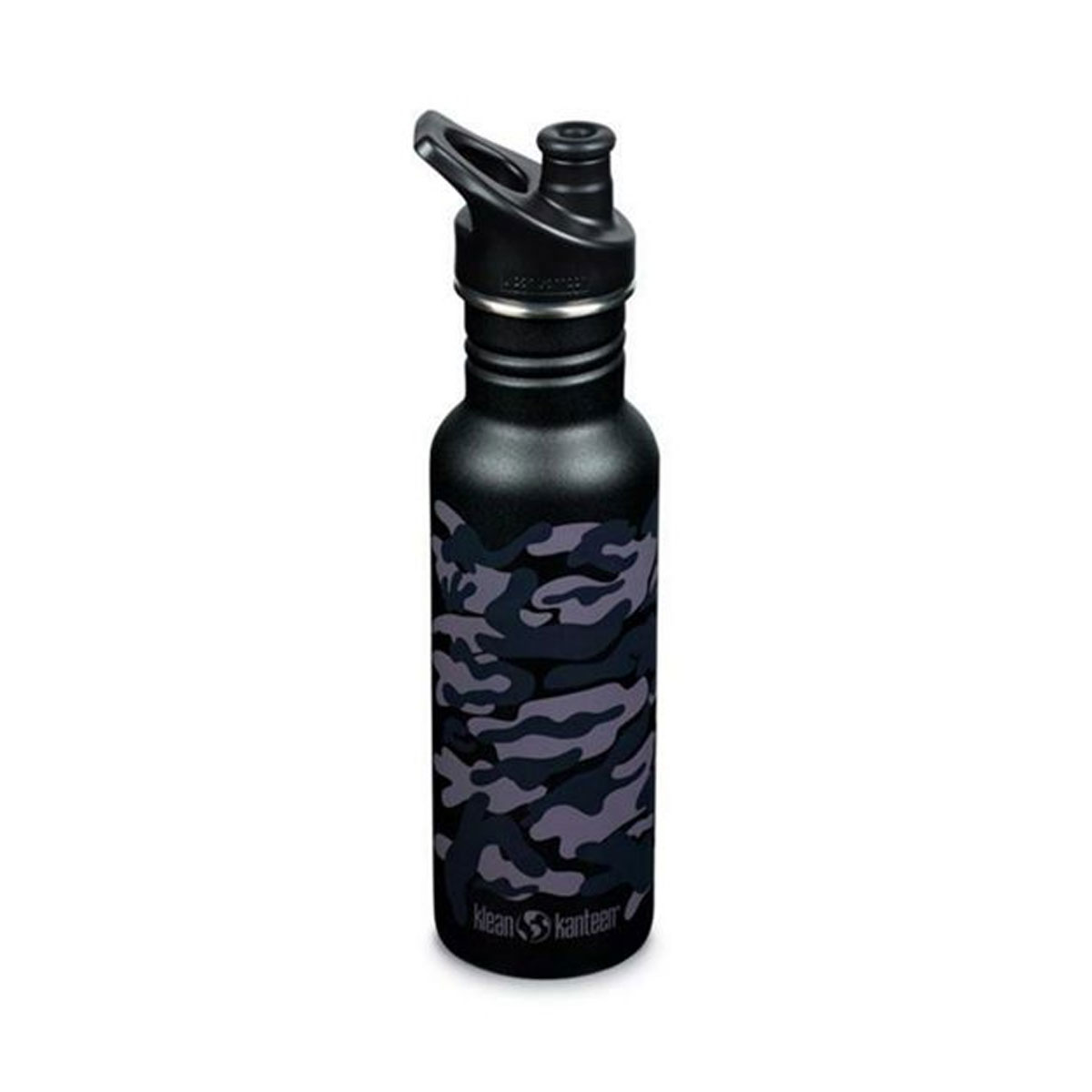 KLEAN KANTEEN - CLASSIC SPORT CAP BLACK CAMO 532 ML