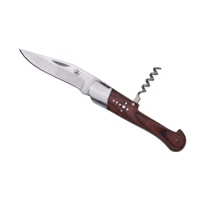 LAGUIOLE - HUNTING KNIFE COCKSCREW & POUCH