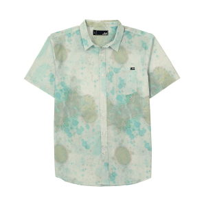 LOST - STAB WOVEN AQUA SHIRT