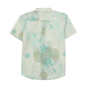 LOST - STAB WOVEN AQUA SHIRT