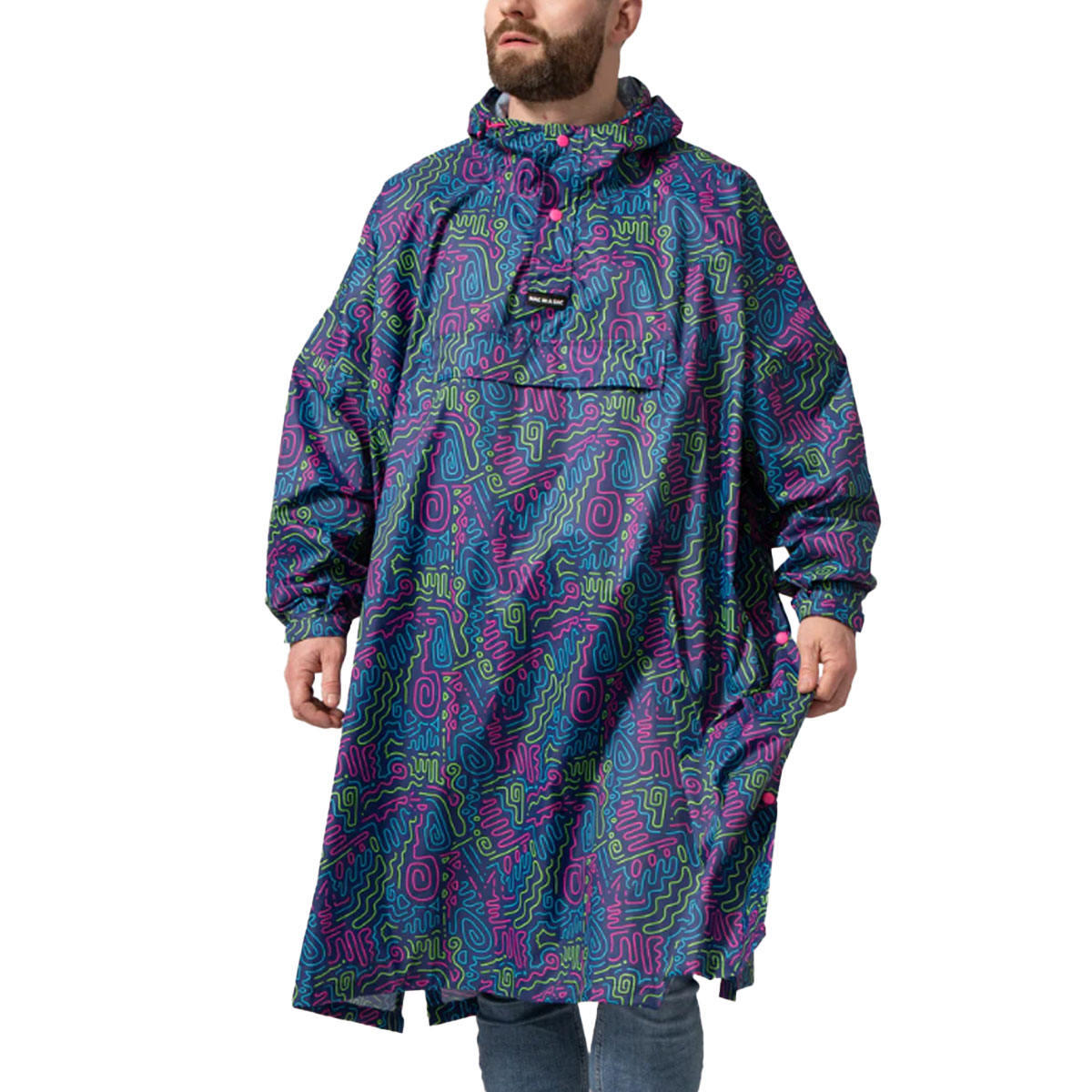 MACINASAC - MIAS PONCHO NEON JAZZ