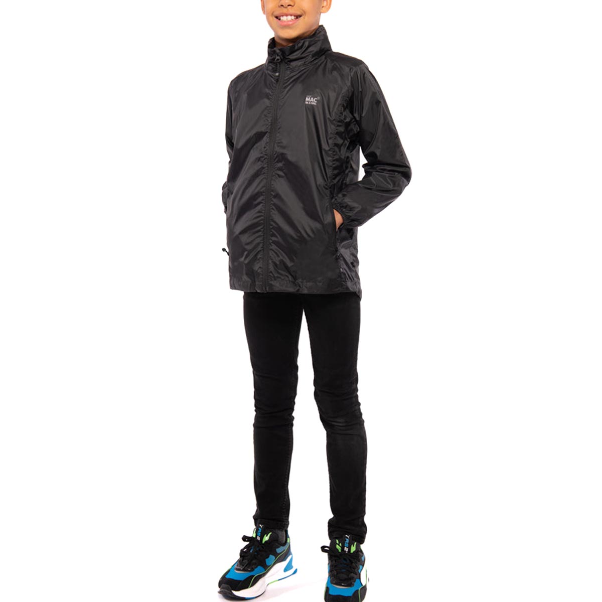 MACINASAC - MIAS ORIGIN JACKET  KIDS JET BLACK