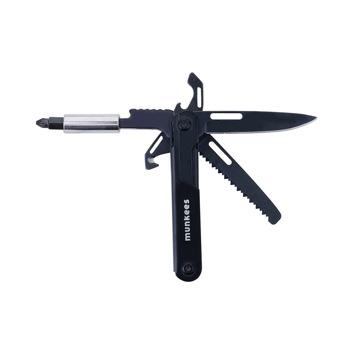 MUNKEES - BIT SET BLACK LINE MULTITOOL
