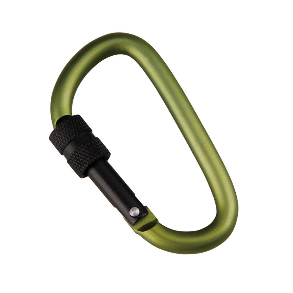 MUNKEES - D-SHAPE CARABINER WITH SCREW LOCK 6 X 60 MM