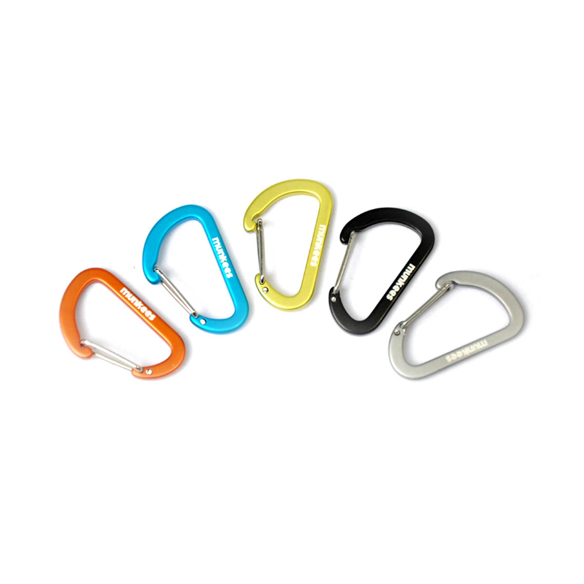 MUNKEES - FLAT WIREGATE CARABINER 4X40 MM