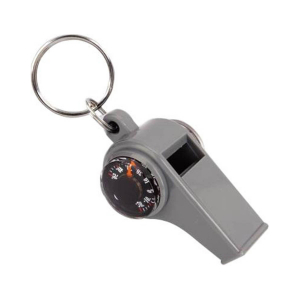 MUNKEES - 3 FUNCTION WHISTLE COMPASS & THERMOMETER