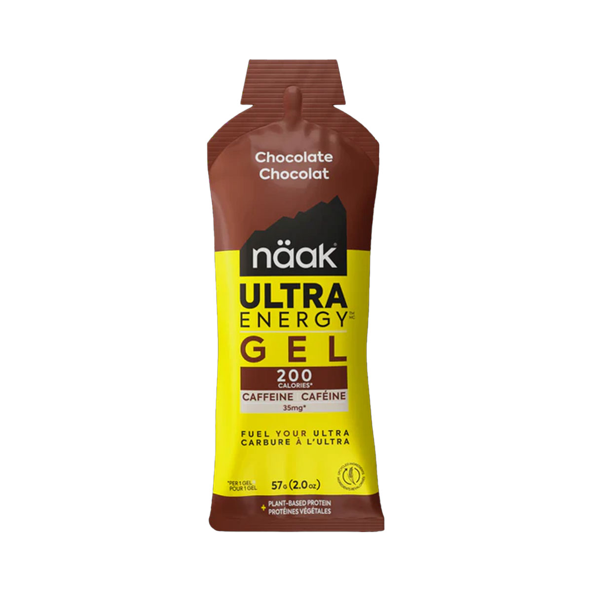 NAAK - ENERGY GEL CHOCOLATE 57 GR (CAFFEINE)