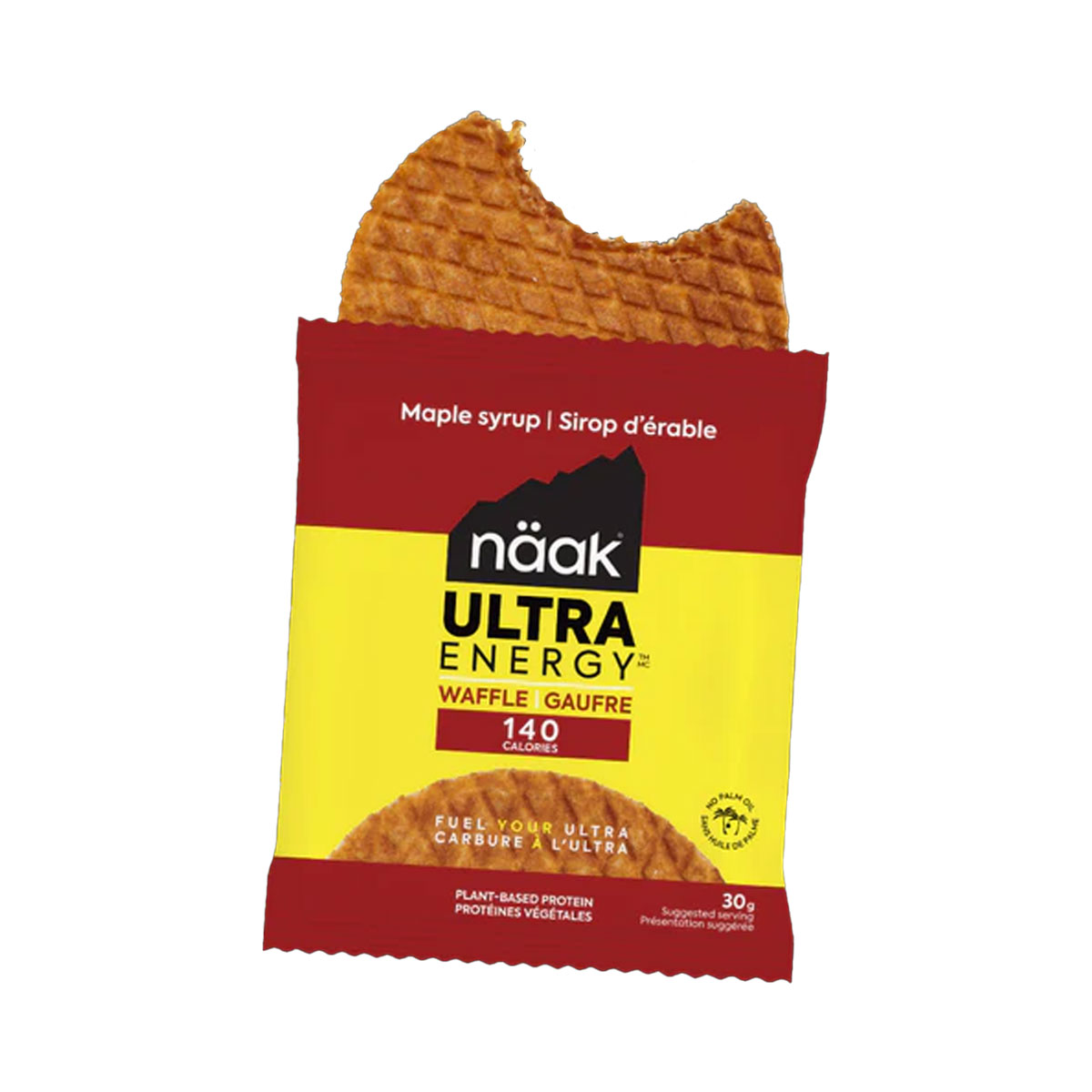 NAAK - ENERGY WAFFLE MAPLE SYRUP 30 GR