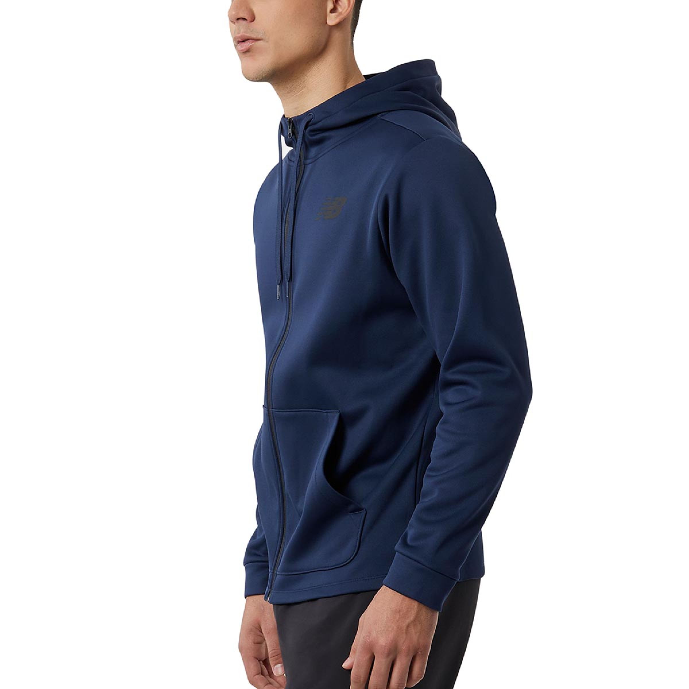 New Balance TENACITY PERFORMANCE FLEECE FULL ZIP HOODIE (MJ23020 NGO)