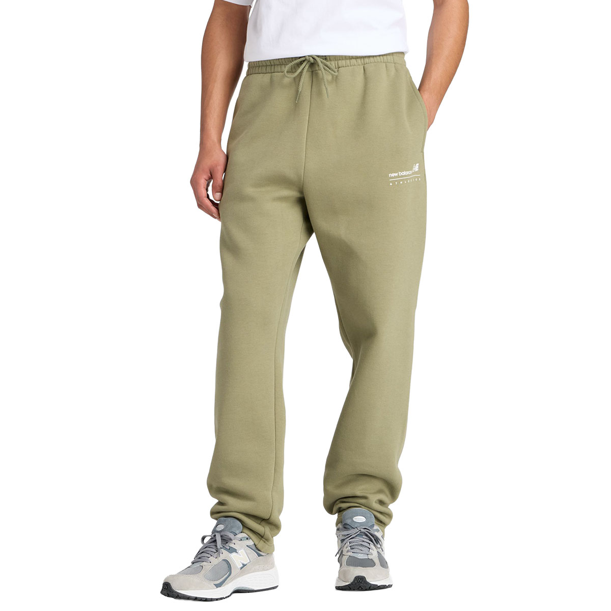 NEW BALANCE - LINEAR GRAPHIC FLEECE PANT