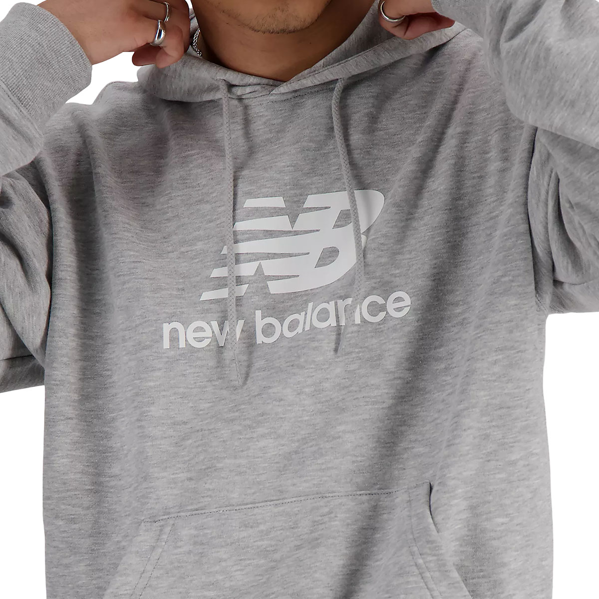 NEW BALANCE - STACKED LOGO FRENCH TERRY HOODIE
