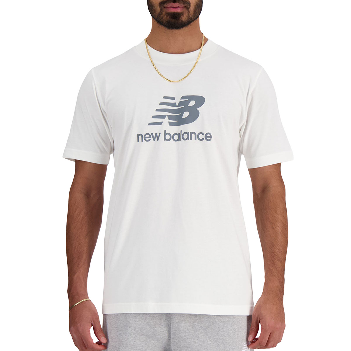 NEW BALANCE - STACKED LOGO T-SHIRT