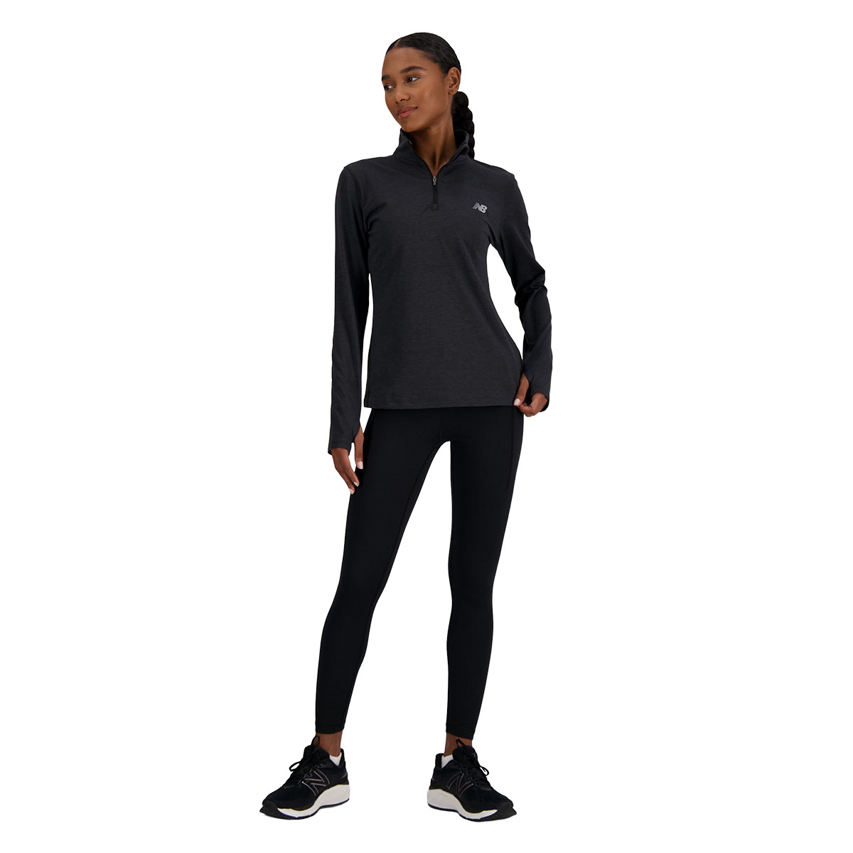 NEW BALANCE - SPORT ESSENTIALS SPACE DYE QUARTER ZIP