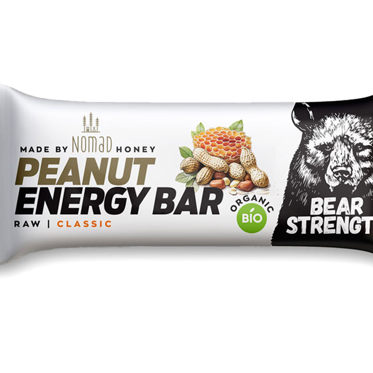 NOMAD - ORGANIC PEANUT ENERGY BAR CLASSIC (NO CAFFEINE)