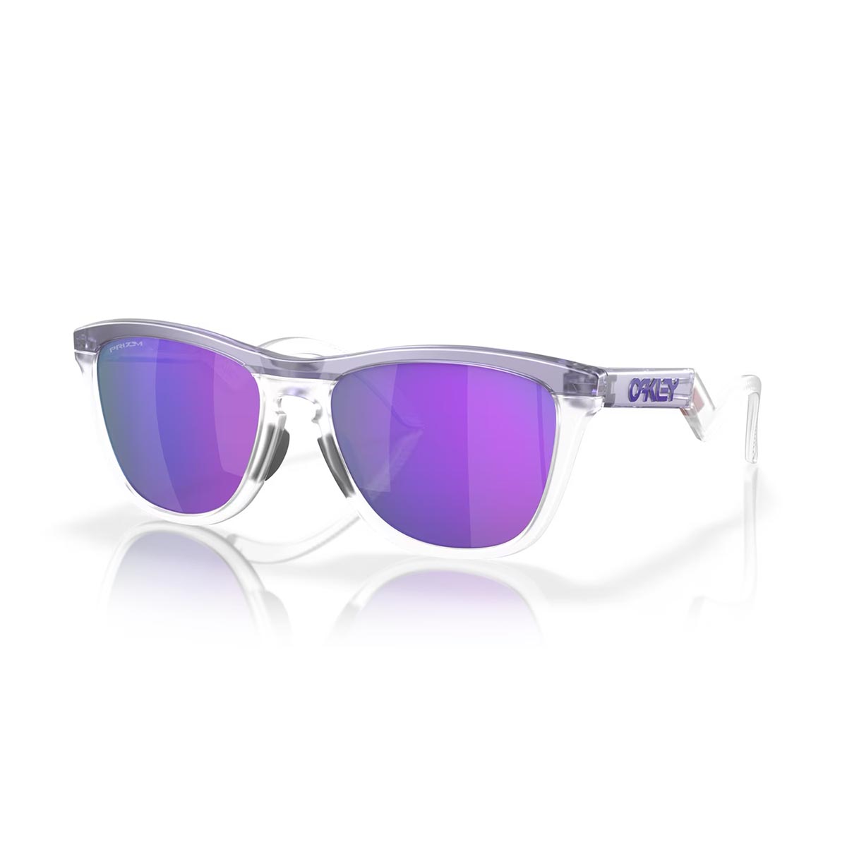 Frogskins™ Prizm Sapphire Polarized Lenses, Crystal Black Frame Sunglasses  | Oakley® GB