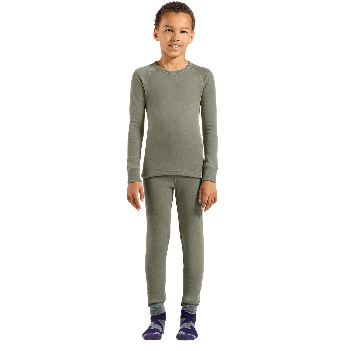 ODLO - ACTIVE WARM ECO KIDS LONG SLEEVE BASELAYER TOP