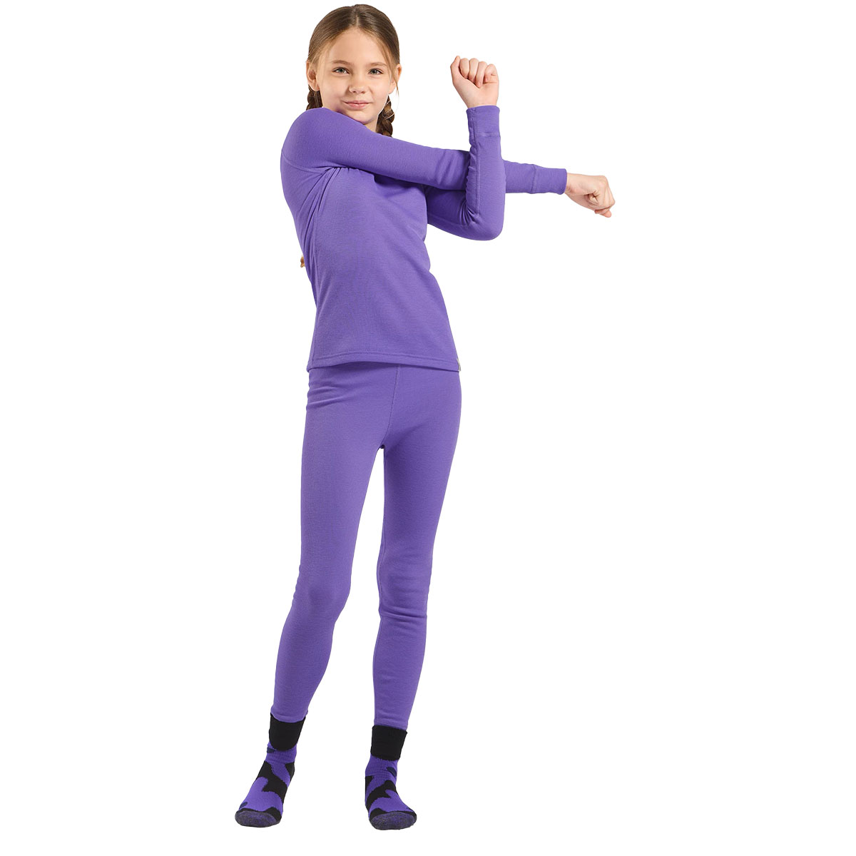 ODLO - ACTIVE WARM ECO KIDS LONG SLEEVE BASELAYER TOP