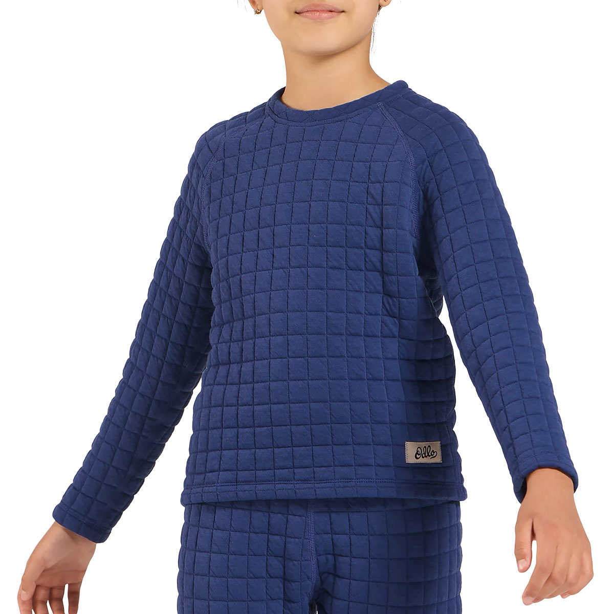 ODLO - THE ADVENTURER COLLECTION QUILTED KIDS CREWNECK TOP