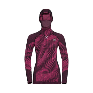 ODLO - THE BLACKCOMB ECO LONG SLEEVE WITH FACEMASK