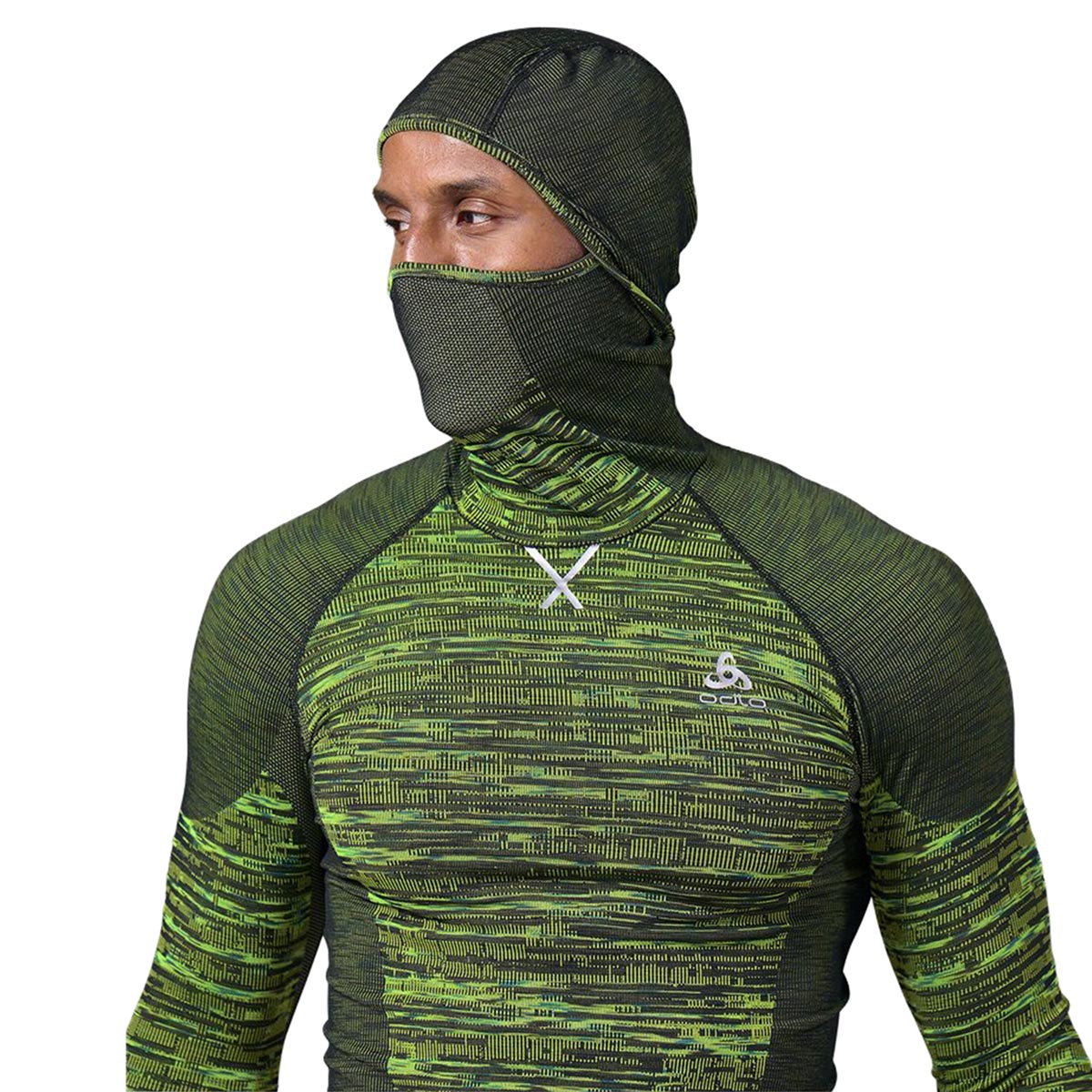 ODLO - BLACKCOMB ECO LONG SLEEVE WITH FACEMASK