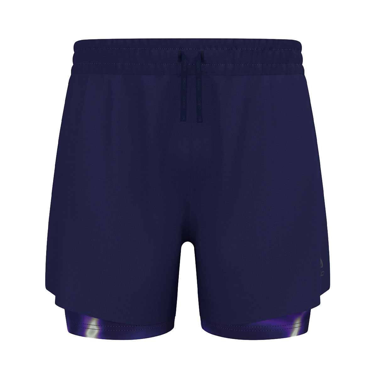 ODLO - THE ZEROWEIGHT PRINT 2-IN-1 RUNNING SHORTS 2.0 5''