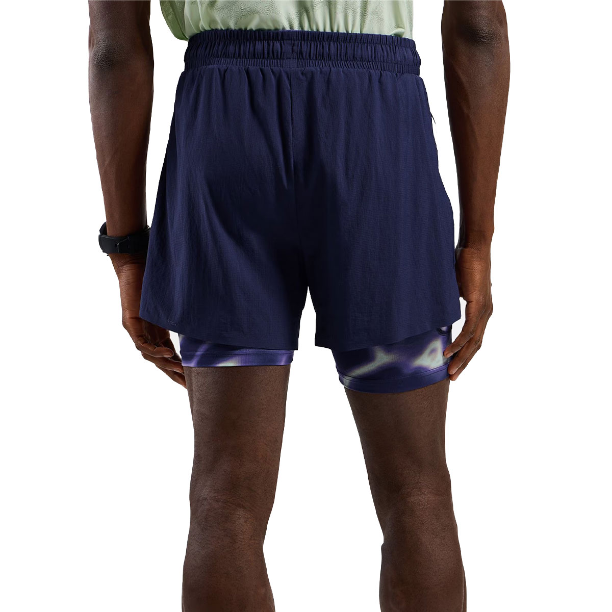 ODLO - THE ZEROWEIGHT PRINT 2-IN-1 RUNNING SHORTS 2.0 5''