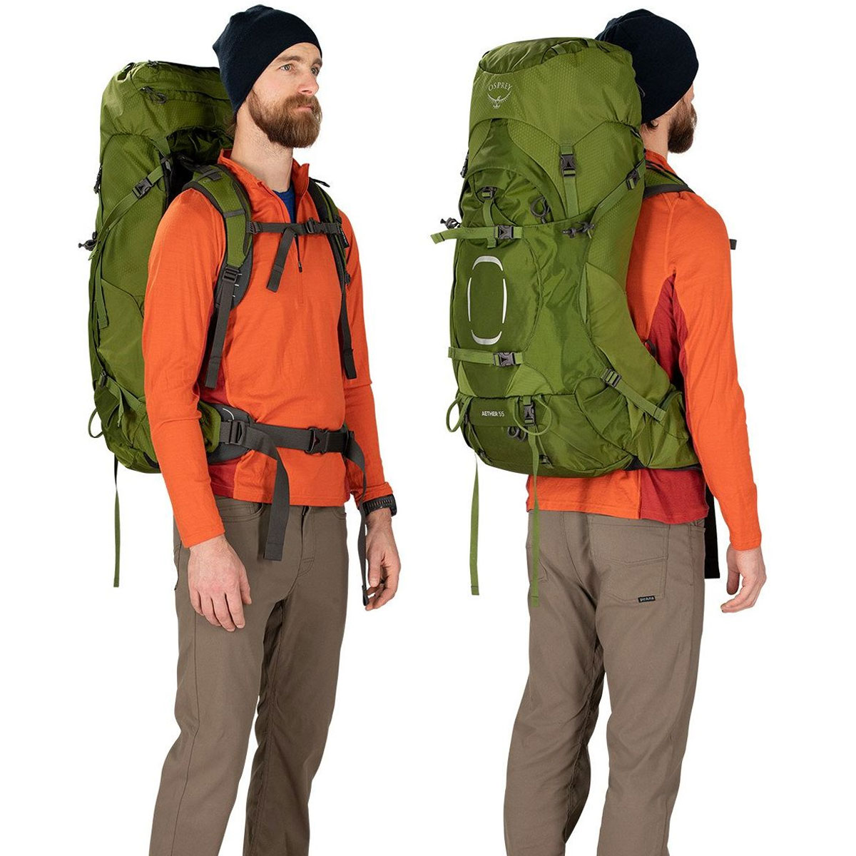 OSPREY - AETHER GARLIC MUSTARD GREEN 55 L