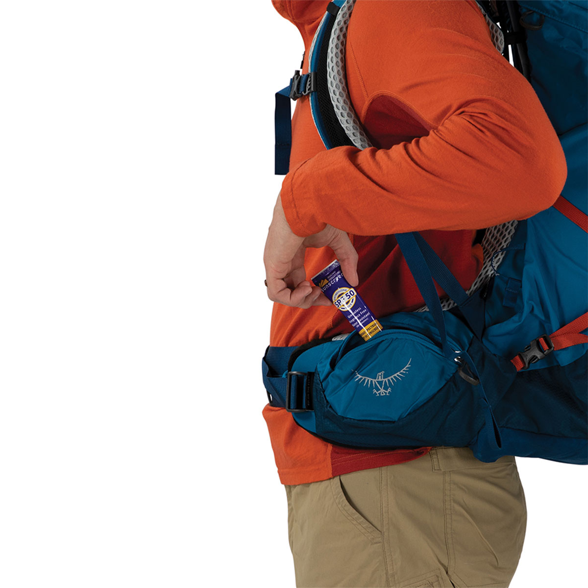 OSPREY - ATMOS AG LT NIGHT SHIFT / ACORIA BLUE 65 L