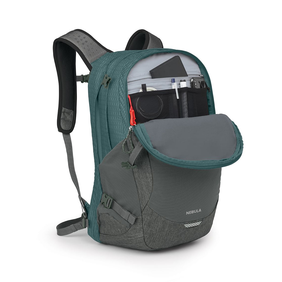 OSPREY - NEBULA CASCADE BLUE / CORAL GREY 32 L