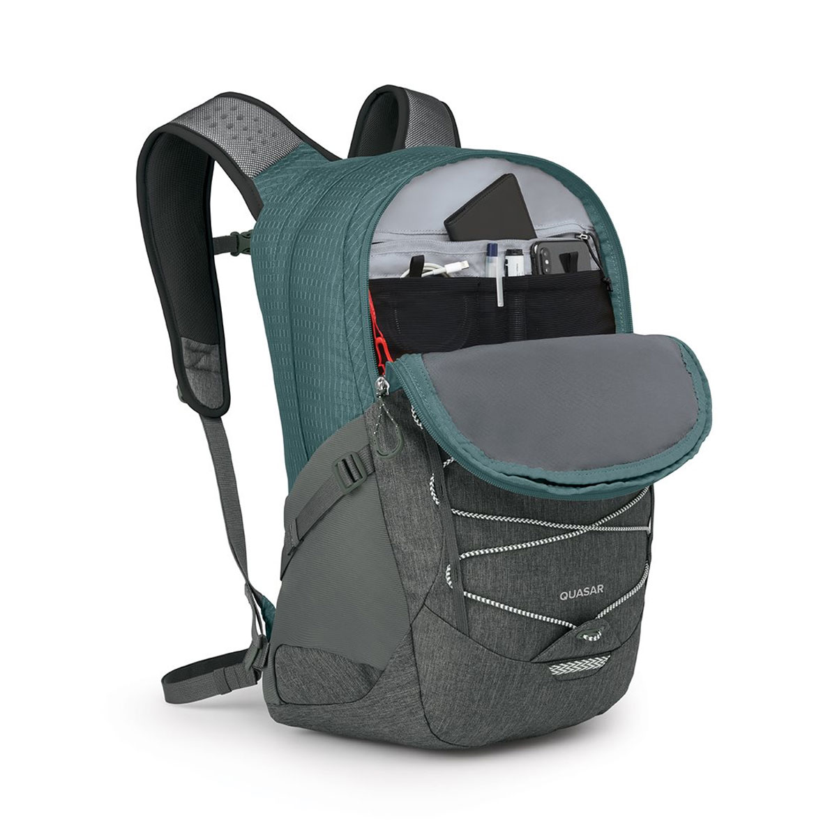 OSPREY - QUASAR CASCADE BLUE / CORAL GREY 26 L