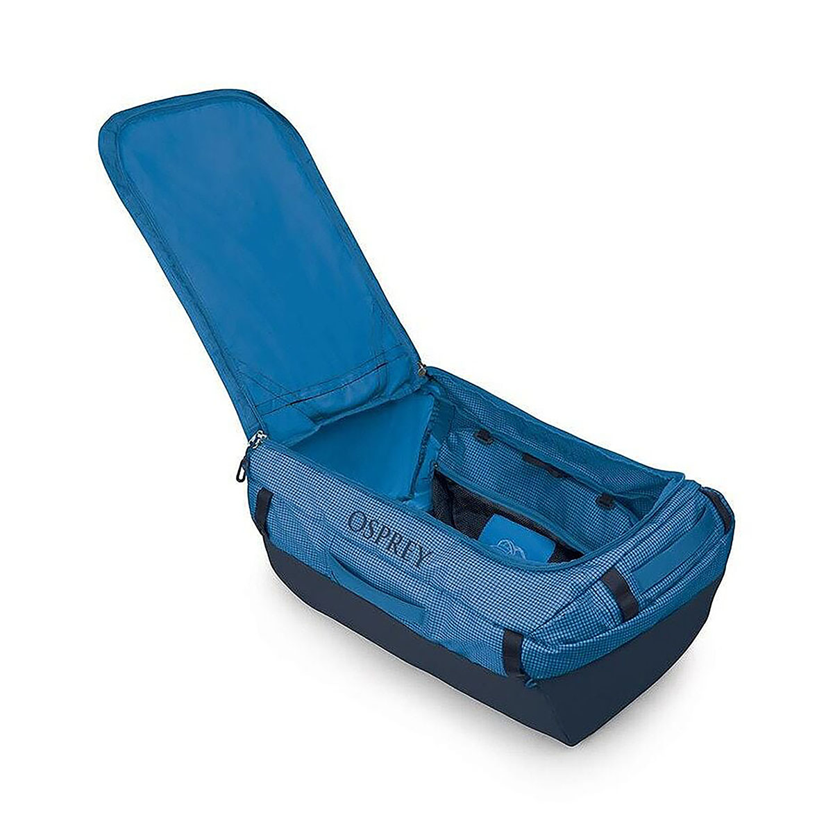 OSPREY - TRANSPORTER DUFFEL BLUE FLAME 95 L