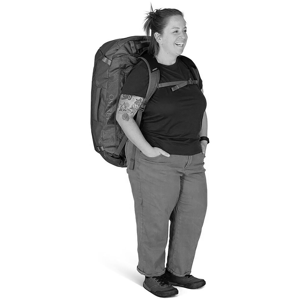 OSPREY - TRANSPORTER DUFFEL BLUE FLAME 95 L