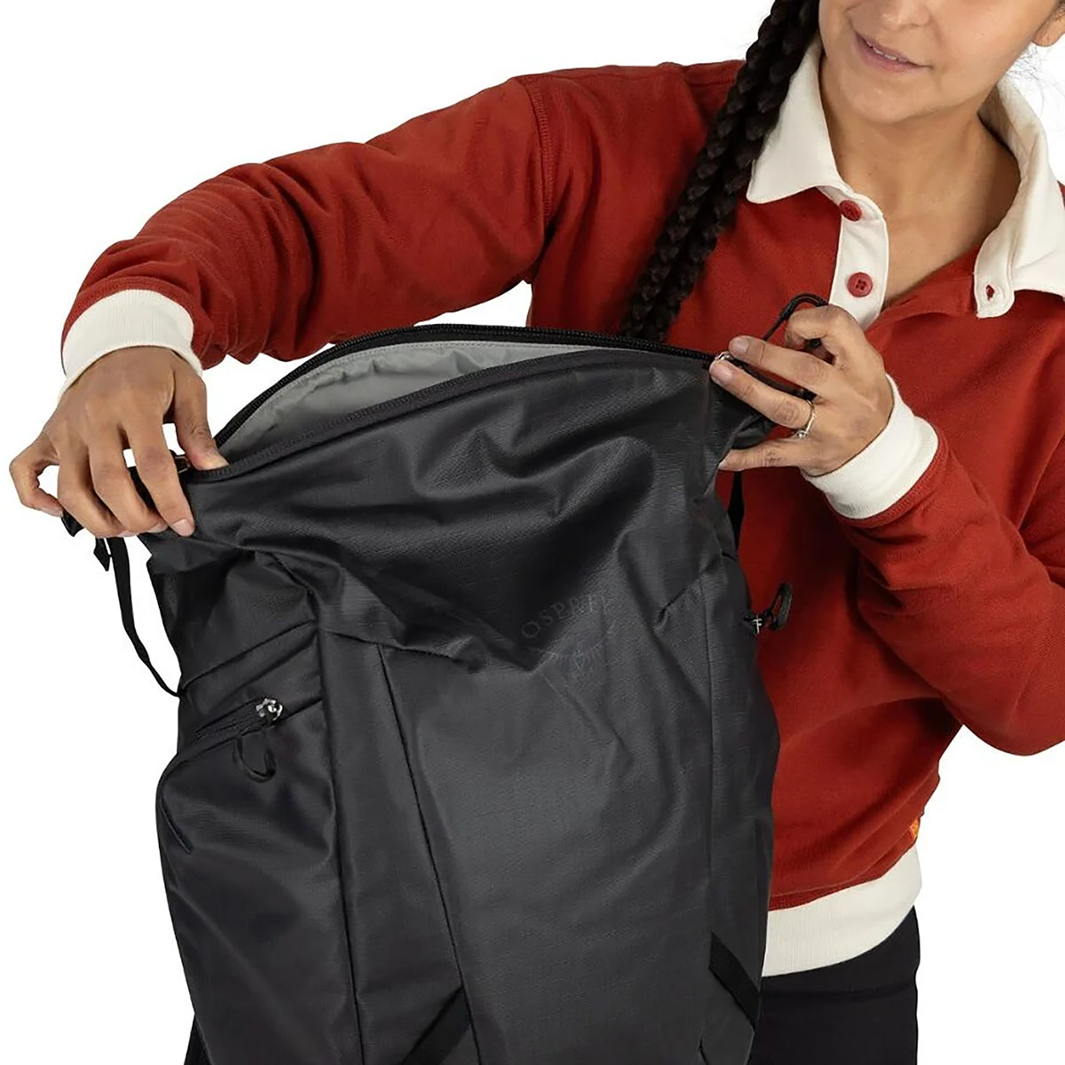 OSPREY - TRANSPORTER ZINCH RAVEN BLACK 22 L