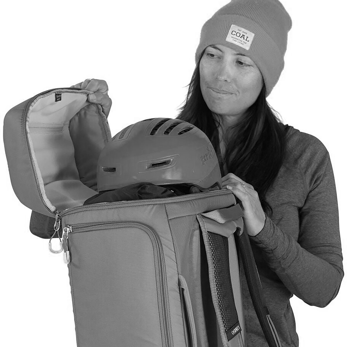 OSPREY - MOUNTAIN BOUND BOOT PACK BLACK 45 L OSPREY - MOUNTAIN BOUND BOOT PACK BLACK 45 L