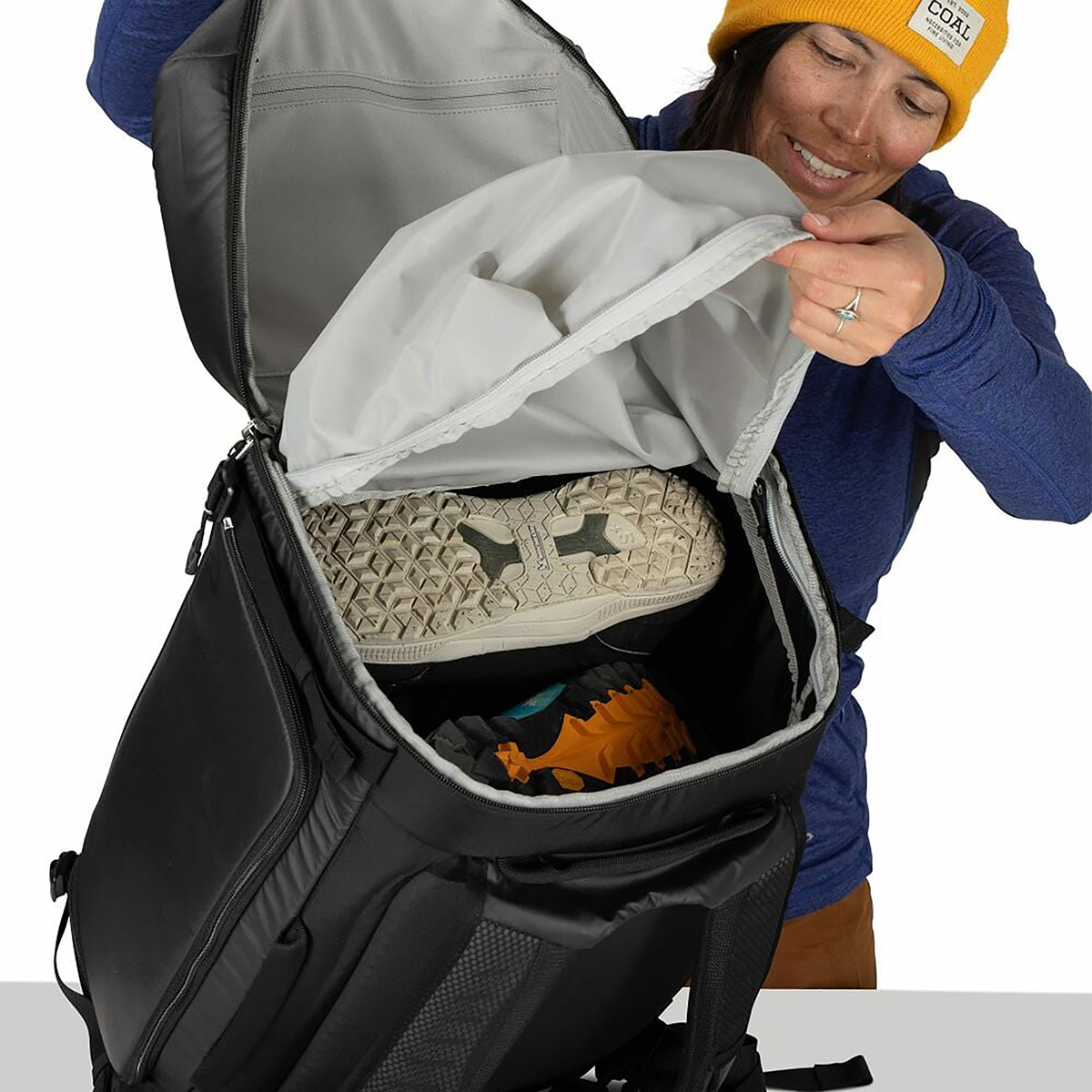 OSPREY - MOUNTAIN BOUND BOOT PACK PLUS BLACK 55 L