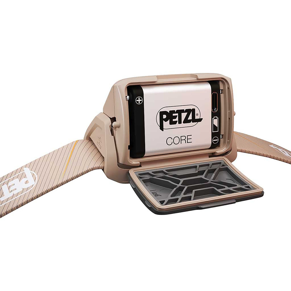 PETZL - TIKKA CORE HEADLAMP 450L BROWN