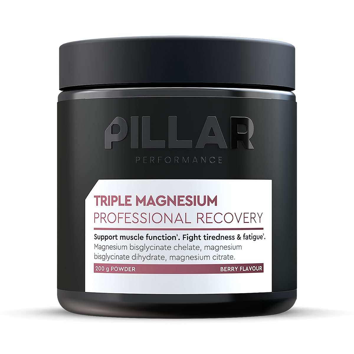 PILLAR - TRIPLE MAGNESIUM POWDER 200G BERRY
