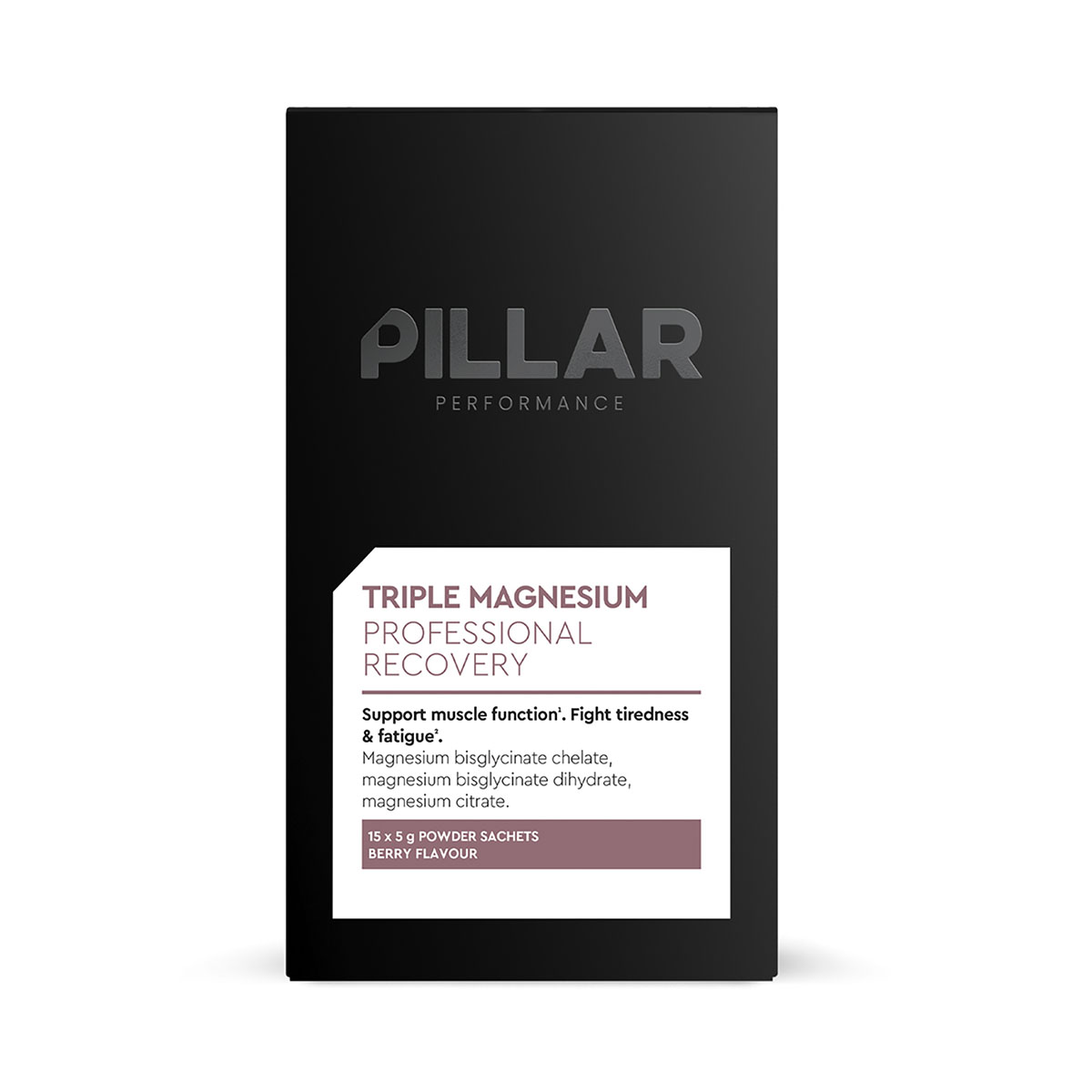 PILLAR - TRIPLE MAGNESIUM POWDER SACHETS BERRY