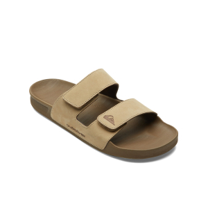 QUIKSILVER - RIVI LEATHER SLIDER SANDALS