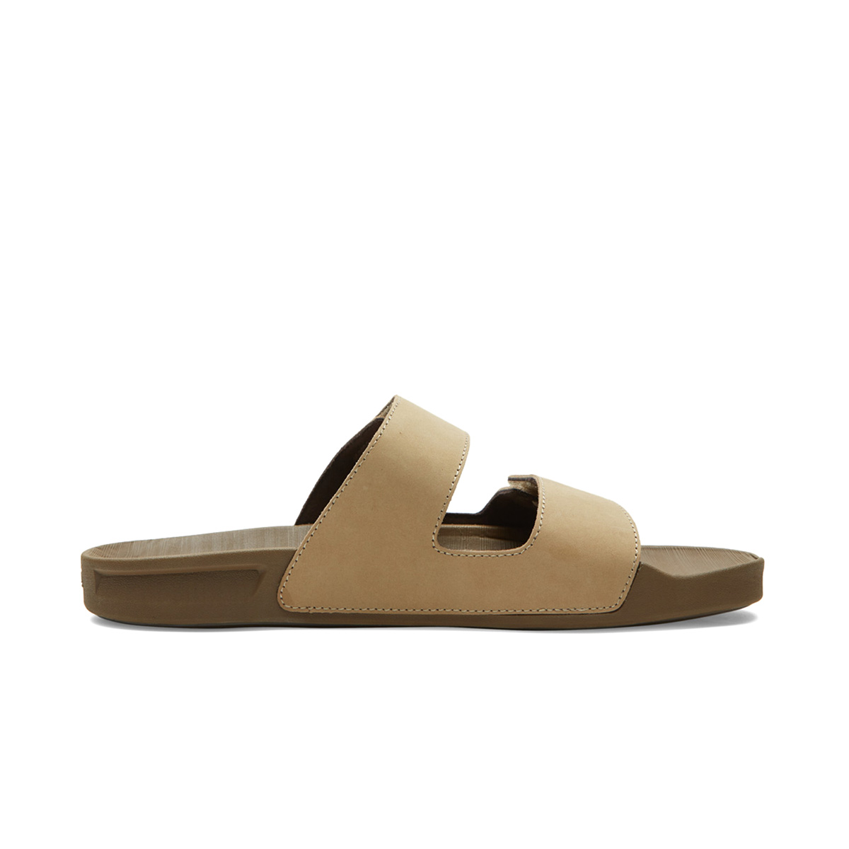 QUIKSILVER - RIVI LEATHER SLIDER SANDALS