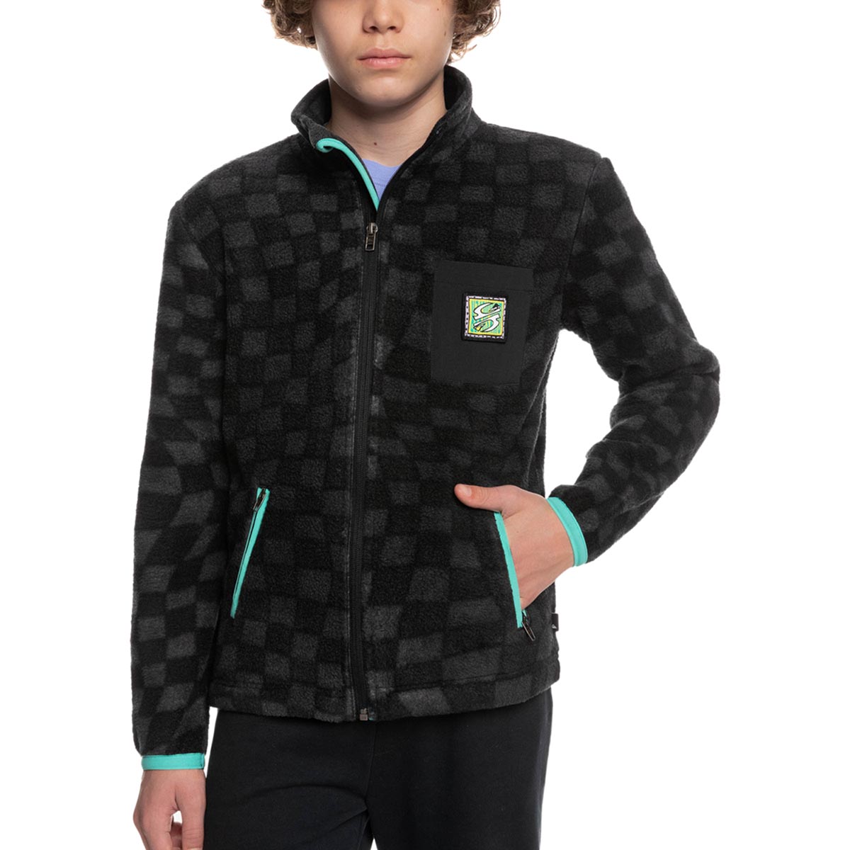 QUIKSILVER - CLEAN COASTS FULL ZIP FLEECE