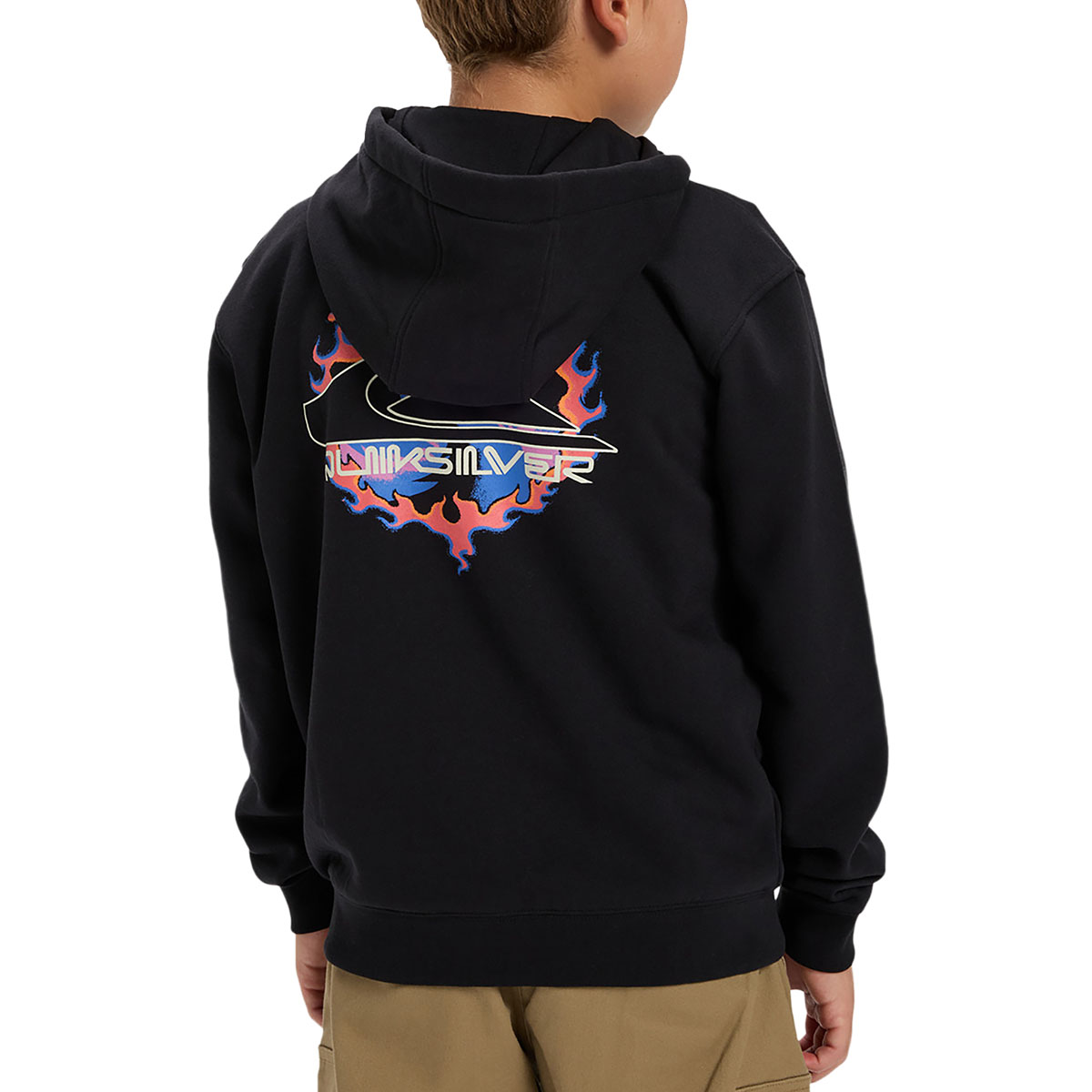 QUIKSILVER - GRAPHIC ZIP FULL ZIP HOODIE (8-16 YEARS)