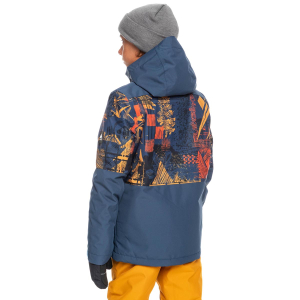 QUIKSILVER - MISSION PRINTED BLOCK TECHNICAL SNOW JACKET