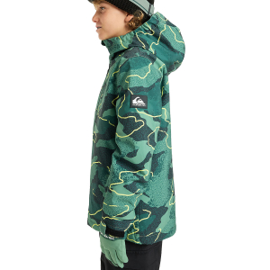 QUIKSILVER - MISSION PRINTED TECHNICAL SNOW JACKET (4-16 YEARS)