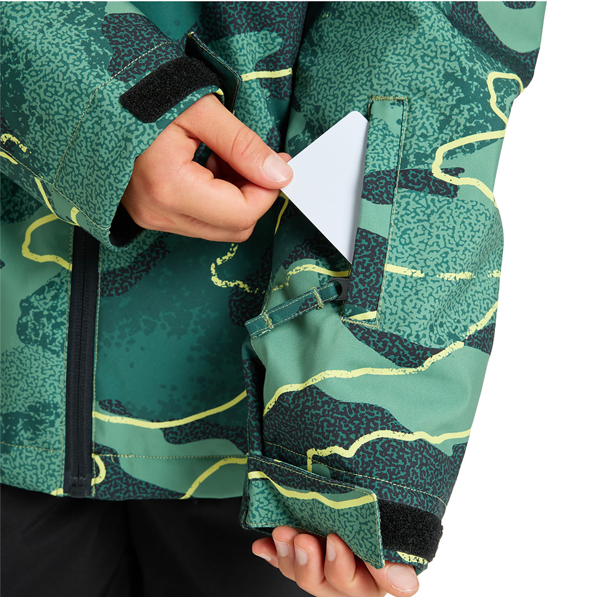 QUIKSILVER - MISSION PRINTED TECHNICAL SNOW JACKET (4-16 YEARS)