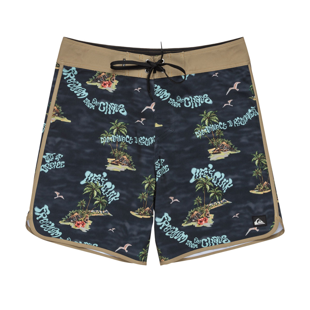 QUIKSILVER - SURFSILK SCALLOP BOARD SHORTS 18''