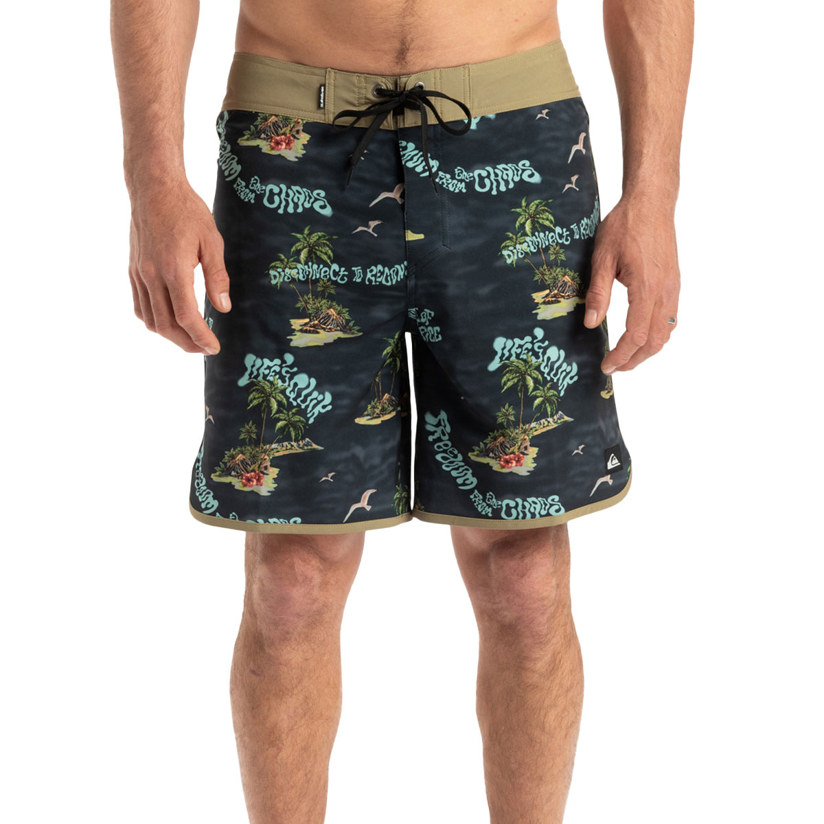 QUIKSILVER - SURFSILK SCALLOP BOARD SHORTS 18''