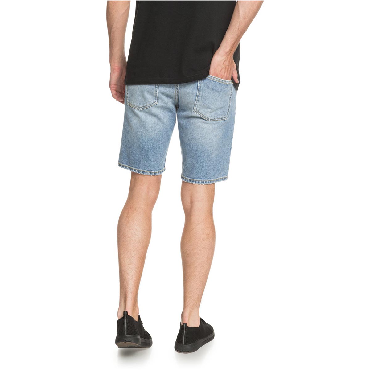 QUIKSILVER - MODERN WAVE SALT WATER DENIM SHORTS 18''