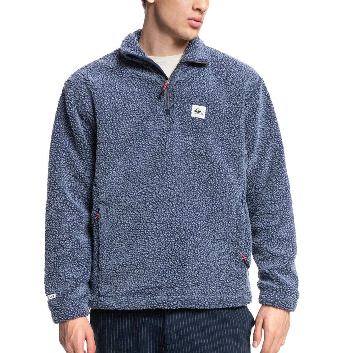 QUIKSILVER - BOGONG GUM HALF ZIP SWEATSHIRT